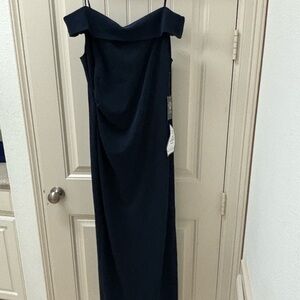 Vince Camuto Strapless Black Dress